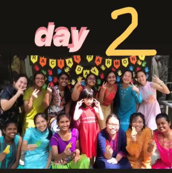 Guided Radin Mas Primary School Students to organize their own Racial Harmony Day Celebration which had booths and many fun activities :)